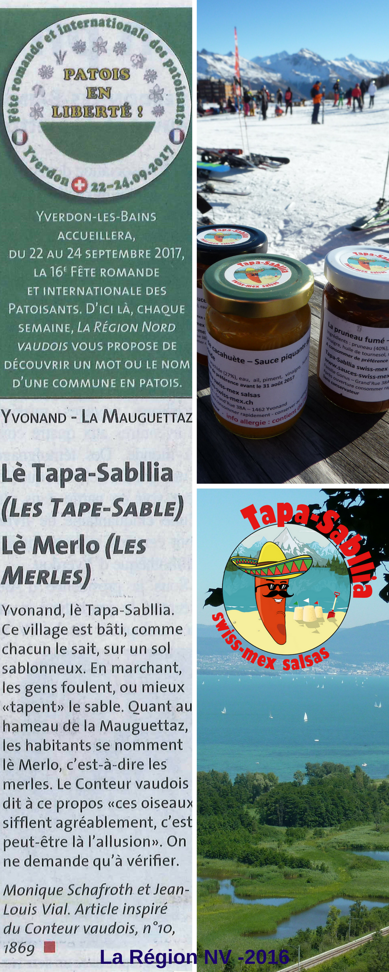 Tapa-Sabllia signification - Sauces piquantes d'Yvonand